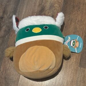 Squishmallows Avery Plush with Green and Brown 8 inch NWT